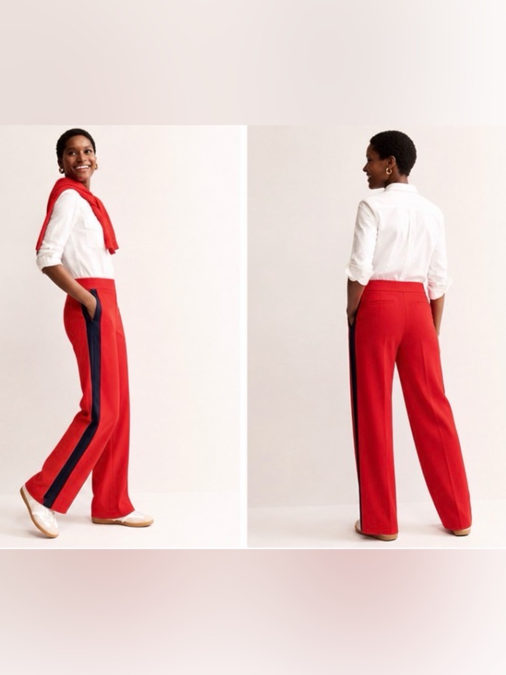 Boden Kew Side Stripe Pants - Picture 3 of 5